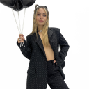 completo giacca e pantalone con brillantini  comet